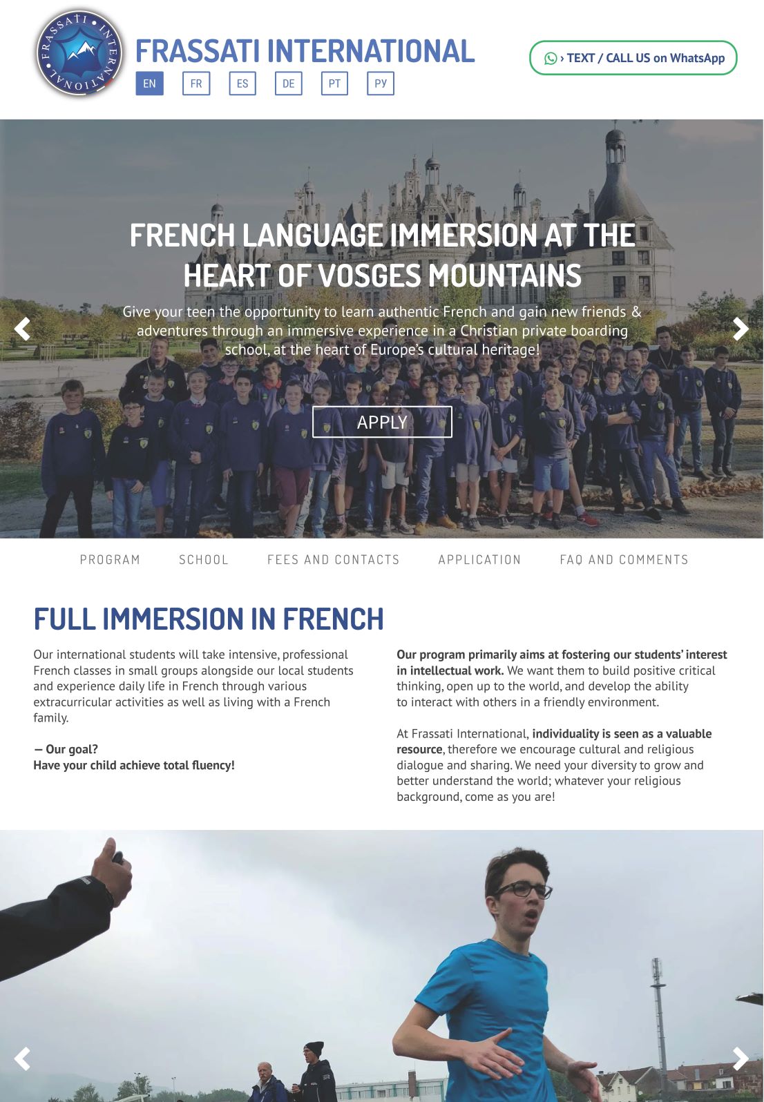 FRASSATI | Website & banners